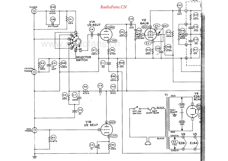 Heathkit-AA161-int-sch维修电路原理图.pdf_第1页
