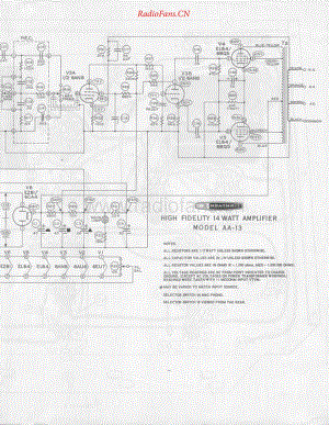 Heathkit-AA13-int-sch维修电路原理图.pdf