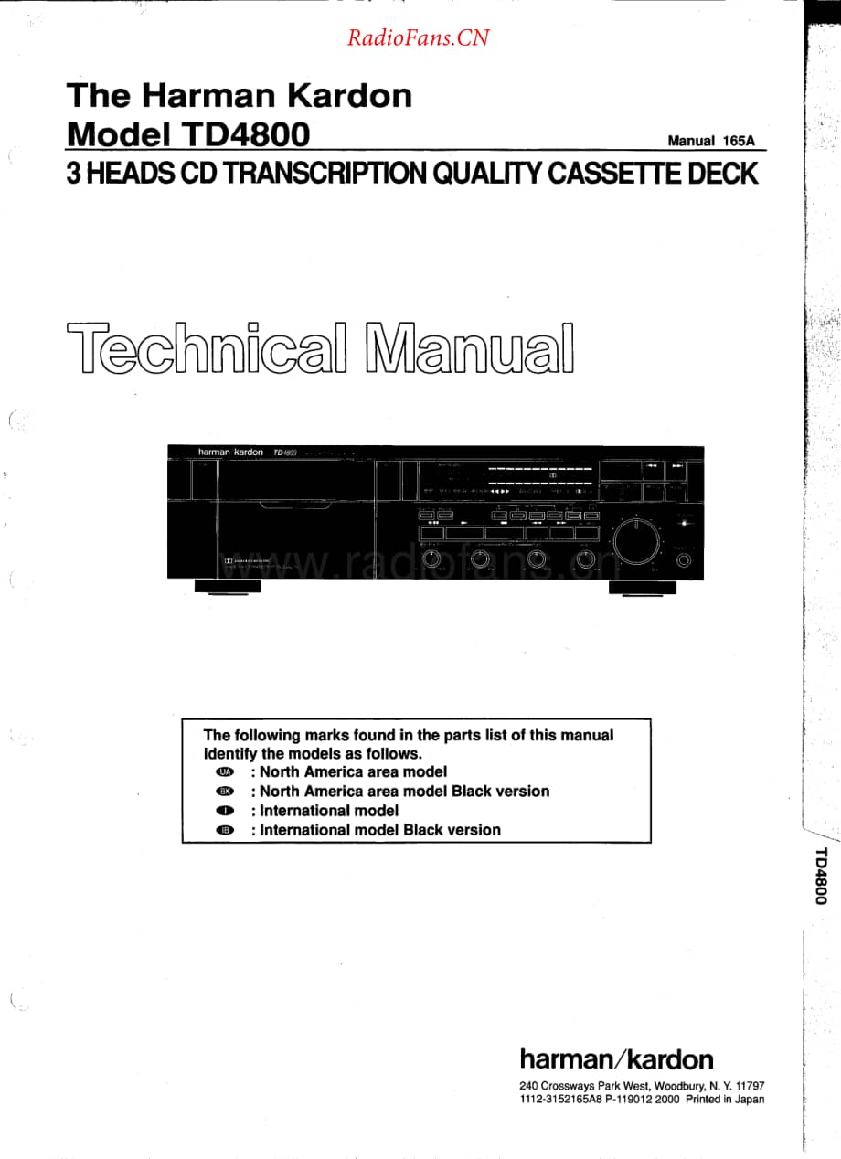 HarmanKardon-TD4800-tape-sm维修电路原理图.pdf_第1页