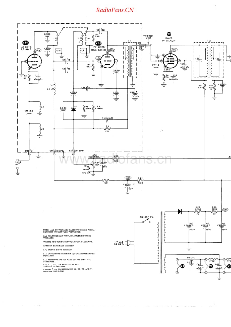 Heathkit-FM4B-tun-sch维修电路原理图.pdf_第1页