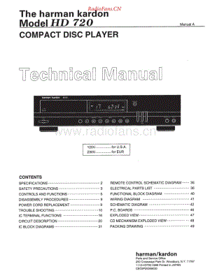 HarmanKardon-HD720-cd-sm维修电路原理图.pdf