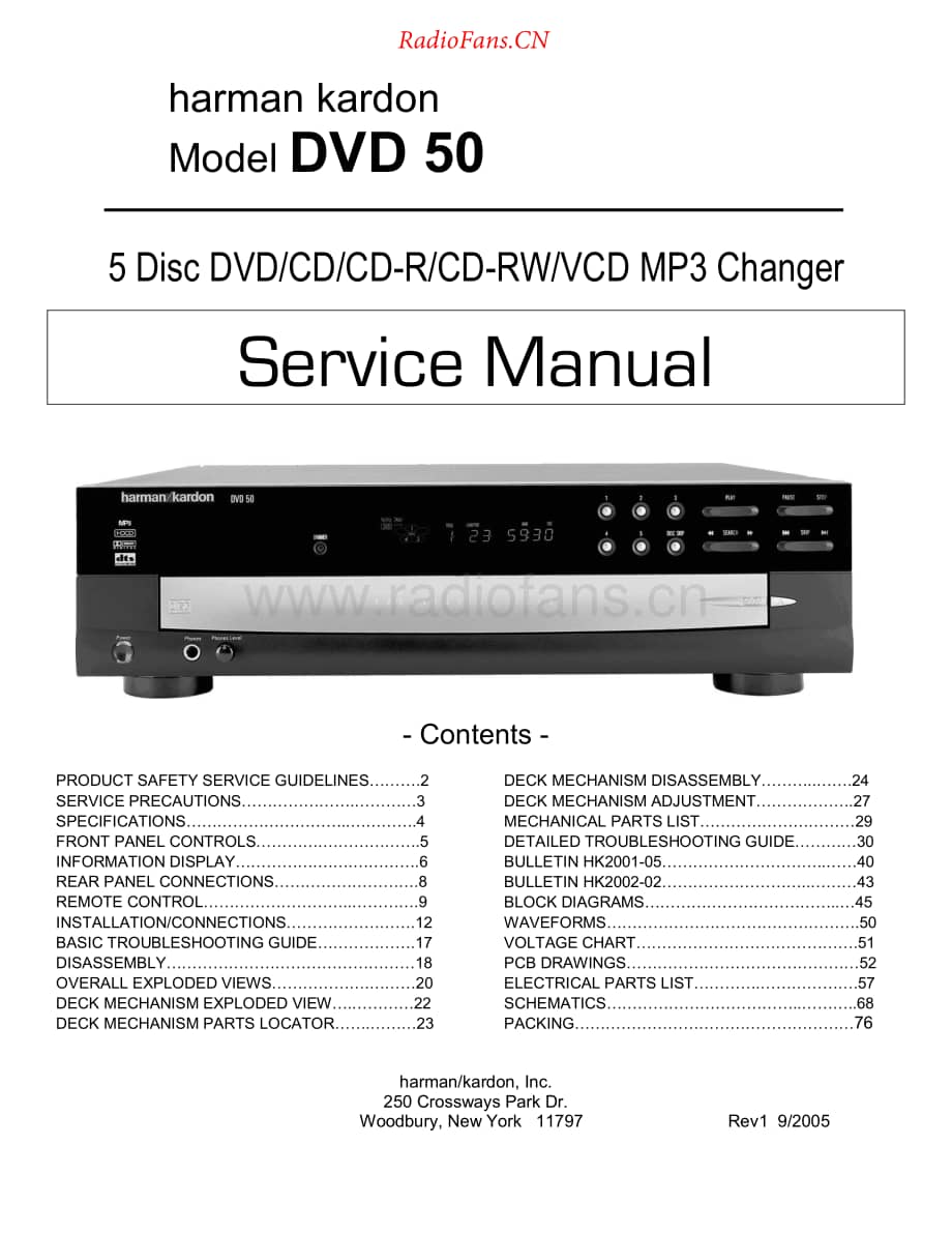 HarmanKardon-DVD50-cd-sm维修电路原理图.pdf_第1页
