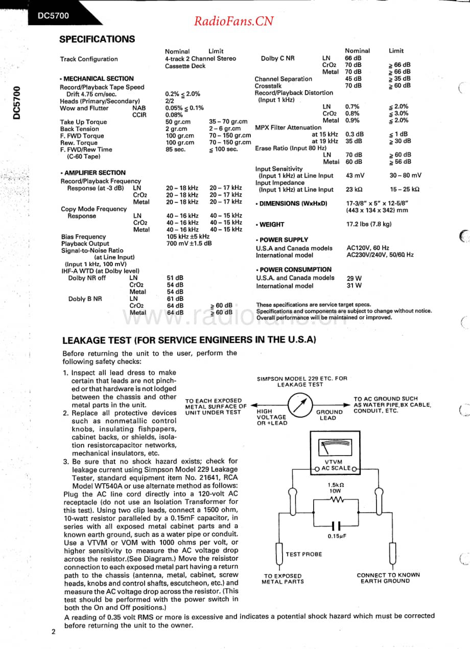 HarmanKardon-DC5700-tape-sm维修电路原理图.pdf_第2页