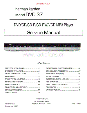 HarmanKardon-DVD37-cd-sm2维修电路原理图.pdf
