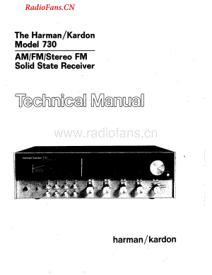 HarmanKardon-730-rec-sm维修电路图 手册.pdf