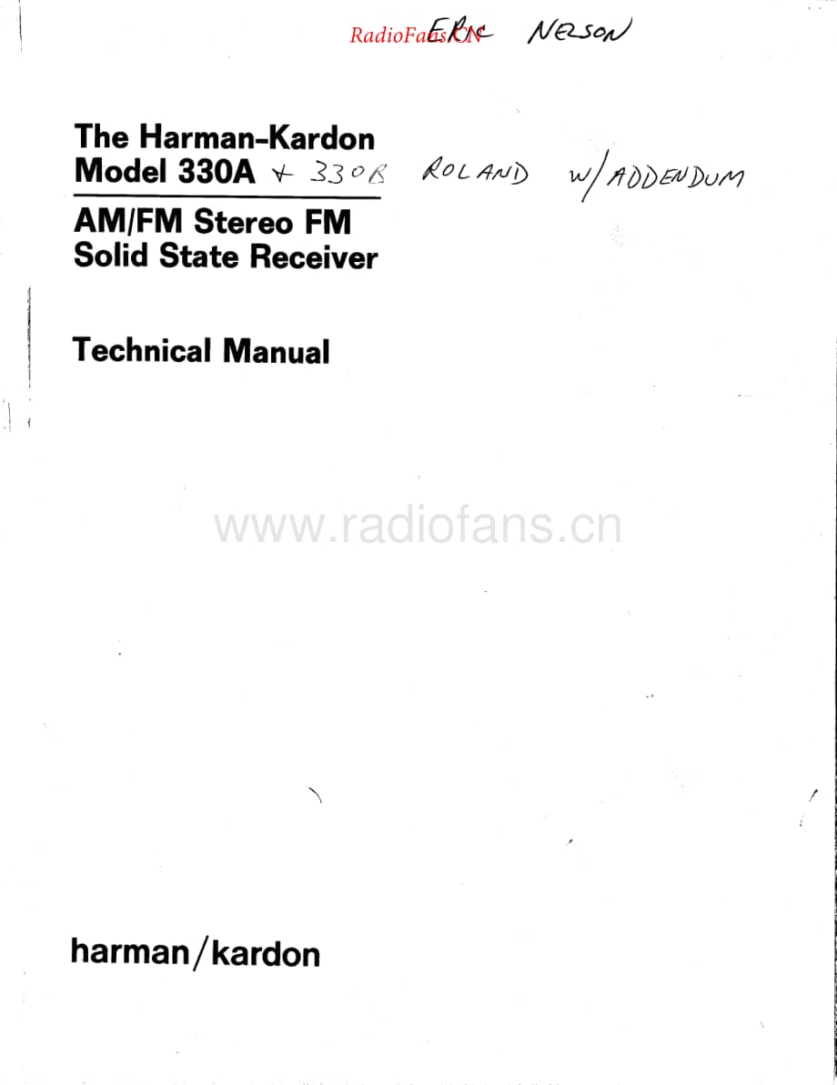 HarmanKardon-HK330A-rec-sm维修电路原理图.pdf_第1页