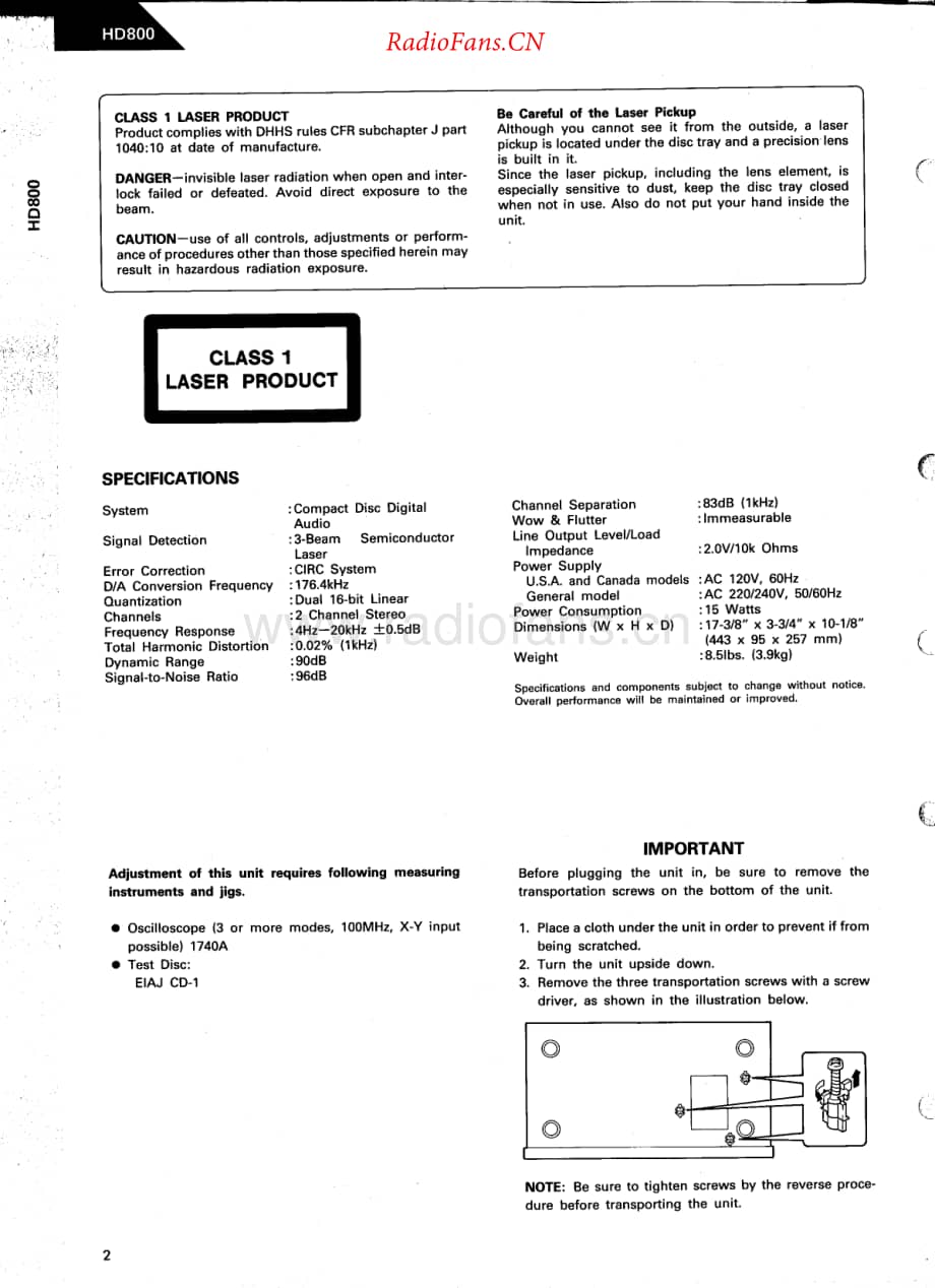 HarmanKardon-HD800-cd-sm维修电路原理图.pdf_第2页