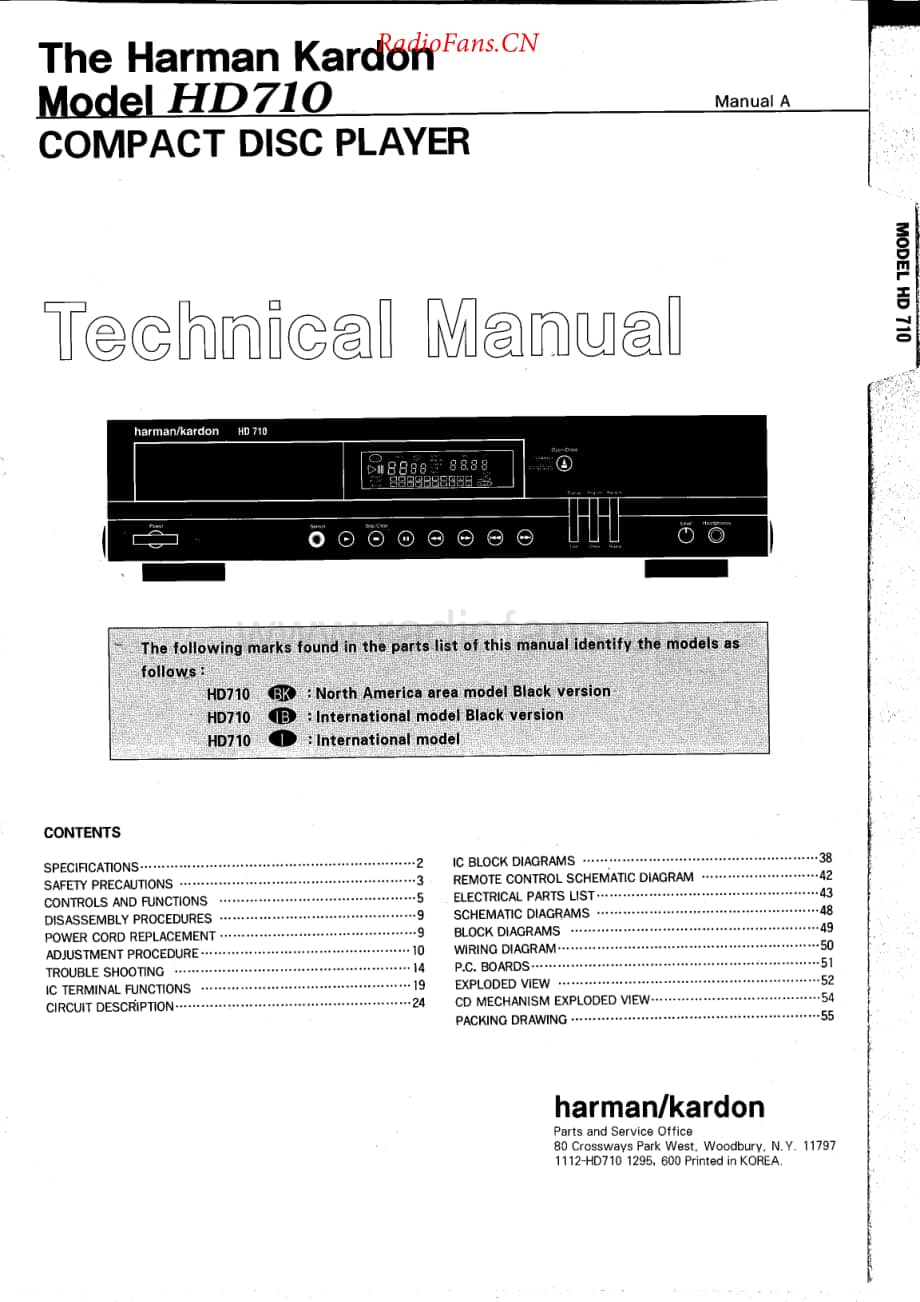 HarmanKardon-HD710-cd-sm维修电路原理图.pdf_第1页