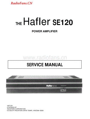 Hafler-SE120-pwr-sm维修电路图 手册.pdf
