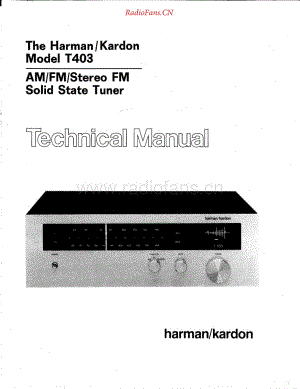 HarmanKardon-T403-tt-sm维修电路原理图.pdf