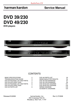 HarmanKardon-DVD49.230-cd-sm维修电路原理图.pdf