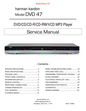 HarmanKardon-DVD47-cd-sm维修电路原理图.pdf