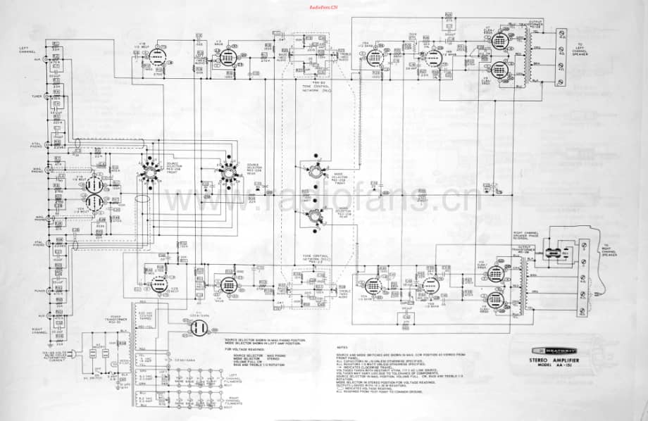 Heathkit-AA151-int-sch维修电路原理图.pdf_第1页