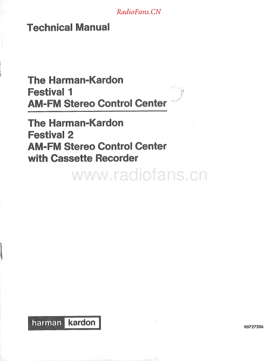 HarmanKardon-Festival1-rec-sm维修电路原理图.pdf_第1页