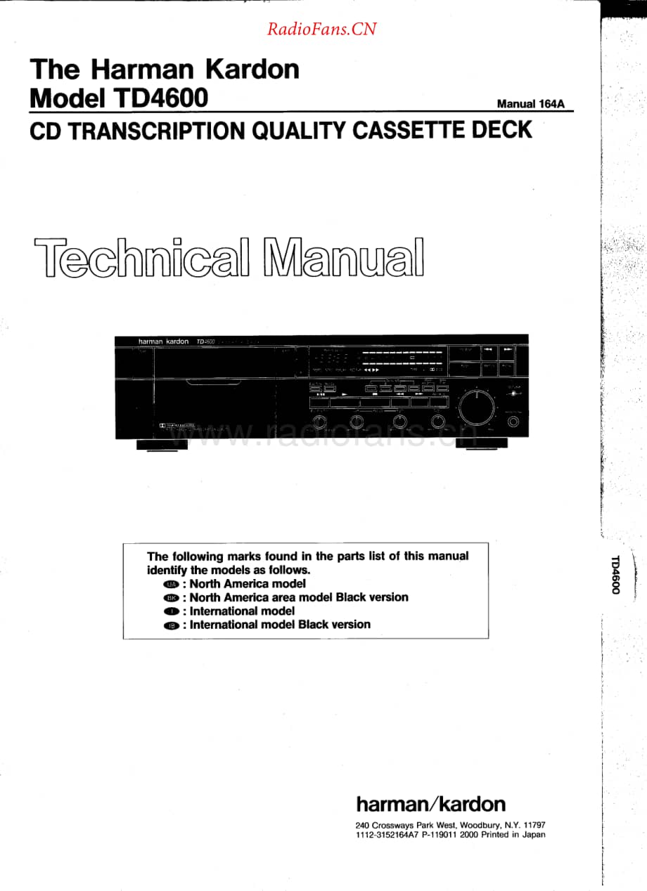 HarmanKardon-TD4600-tape-sm维修电路原理图.pdf_第1页