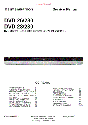 HarmanKardon-DVD26.230-cd-sm维修电路原理图.pdf