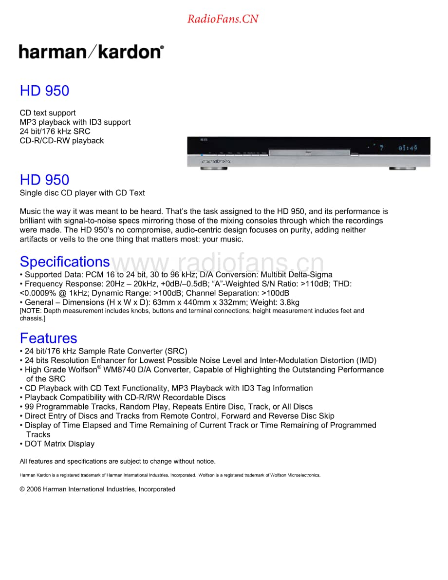 HarmanKardon-HD950-cd-sm维修电路原理图.pdf_第2页