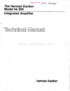 HarmanKardon-HK505-int-sm维修电路原理图.pdf