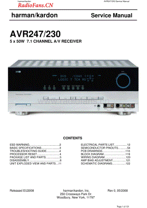 HarmanKardon-AVR247.230-avr-sm维修电路图 手册.pdf