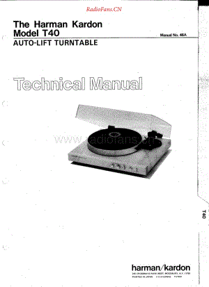 HarmanKardon-T40-tt-sm维修电路原理图.pdf
