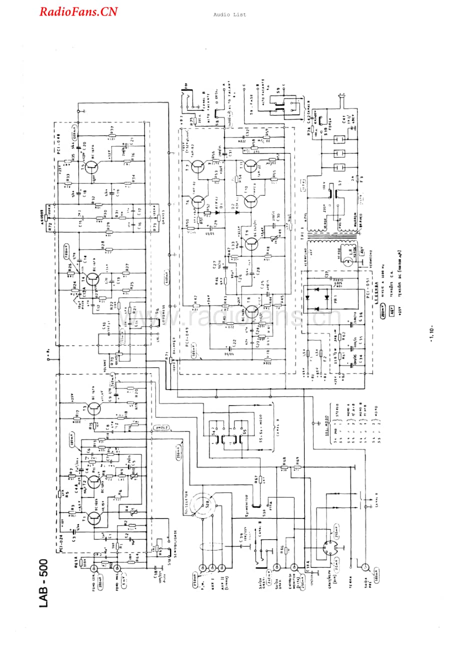 Gradiente-LAB500-int-sch维修电路图 手册.pdf_第1页