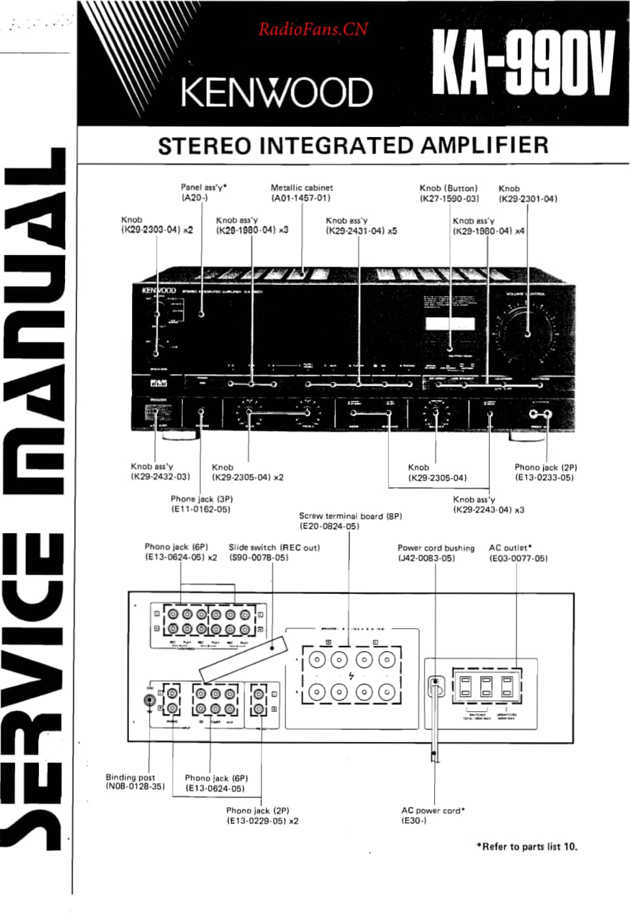 Kenwood-KA990V-int-sm维修电路原理图.pdf_第1页