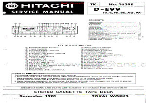 Hitachi-DE99-tape-sm维修电路原理图.pdf