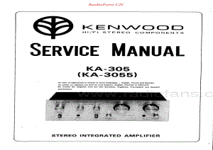 Kenwood-KA305-int-sm维修电路原理图.pdf