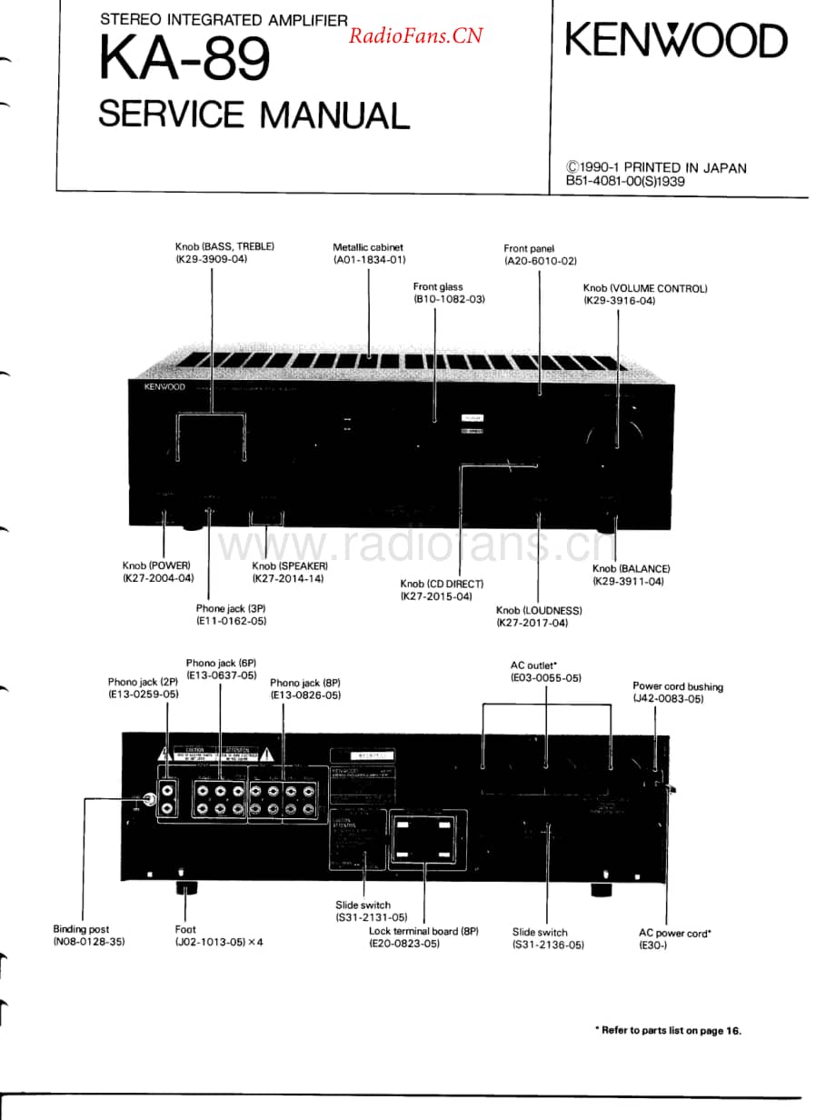 Kenwood-KA89-int-sm维修电路原理图.pdf_第1页