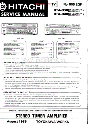 Hitachi-HTAD50-rec-sm维修电路原理图.pdf
