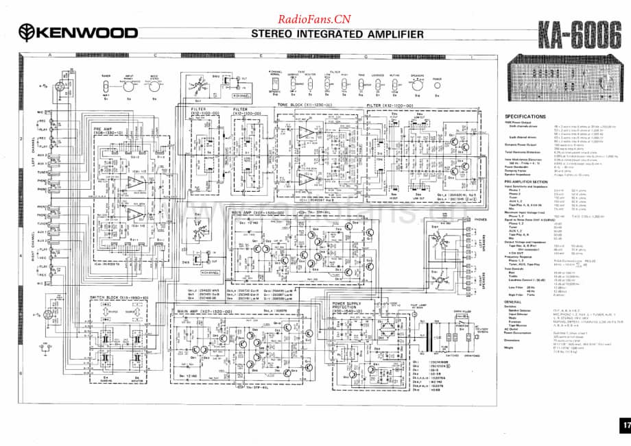 Kenwood-KA6006-int-sch维修电路原理图.pdf_第1页