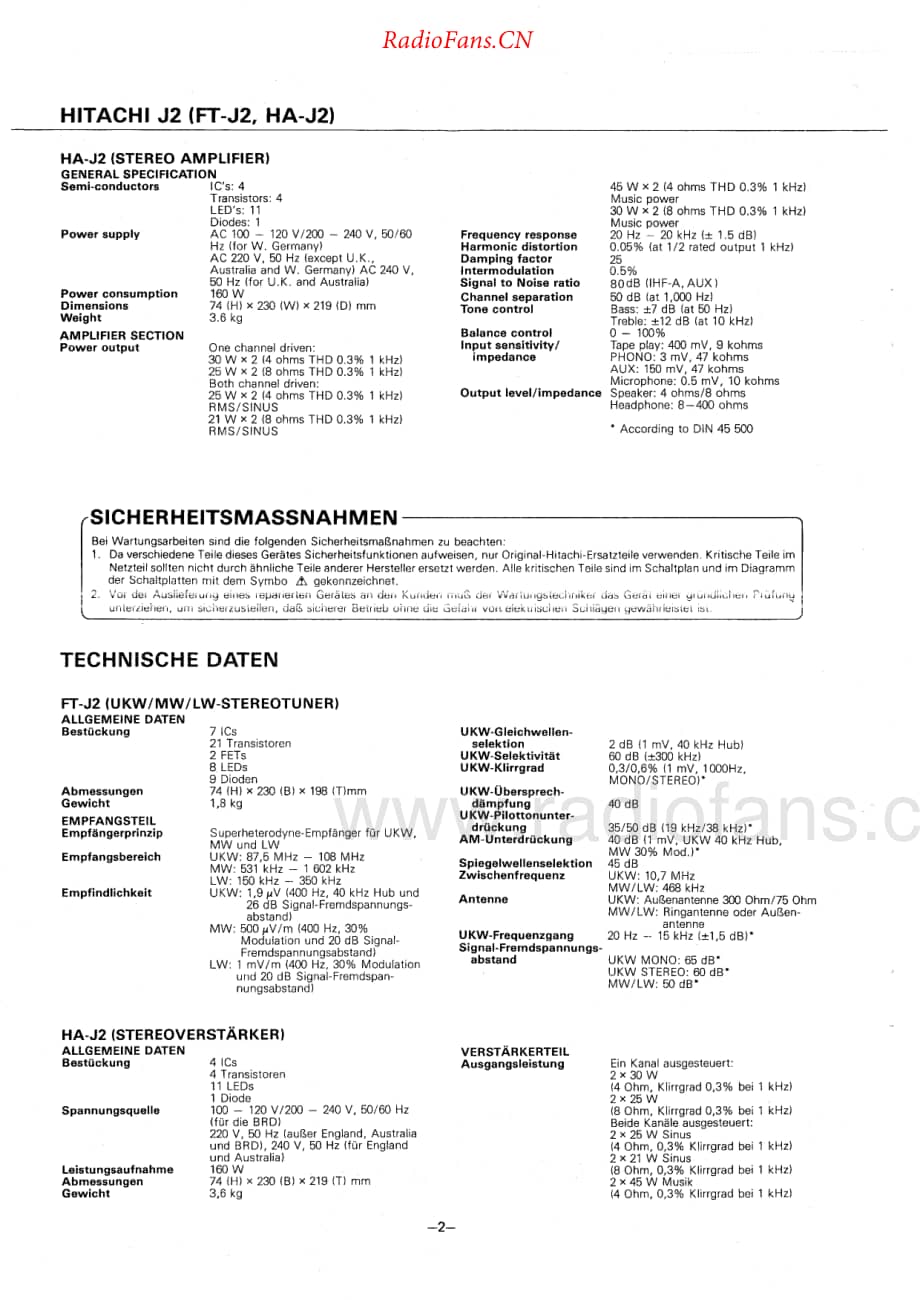 Hitachi-HAJ2-int-sm维修电路原理图.pdf_第2页