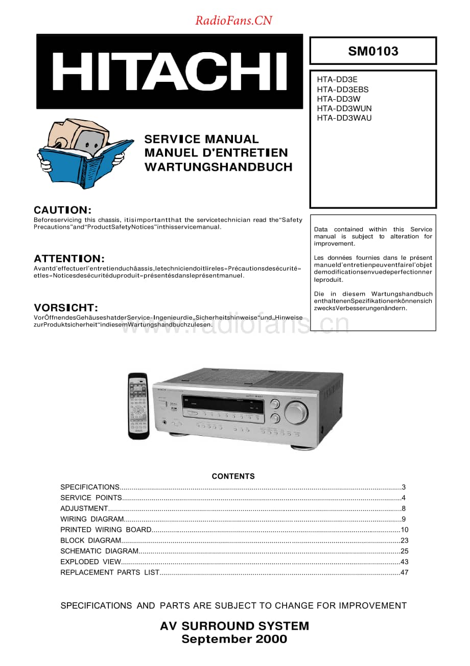 Hitachi-HTADD3-asr-sm维修电路原理图.pdf_第1页