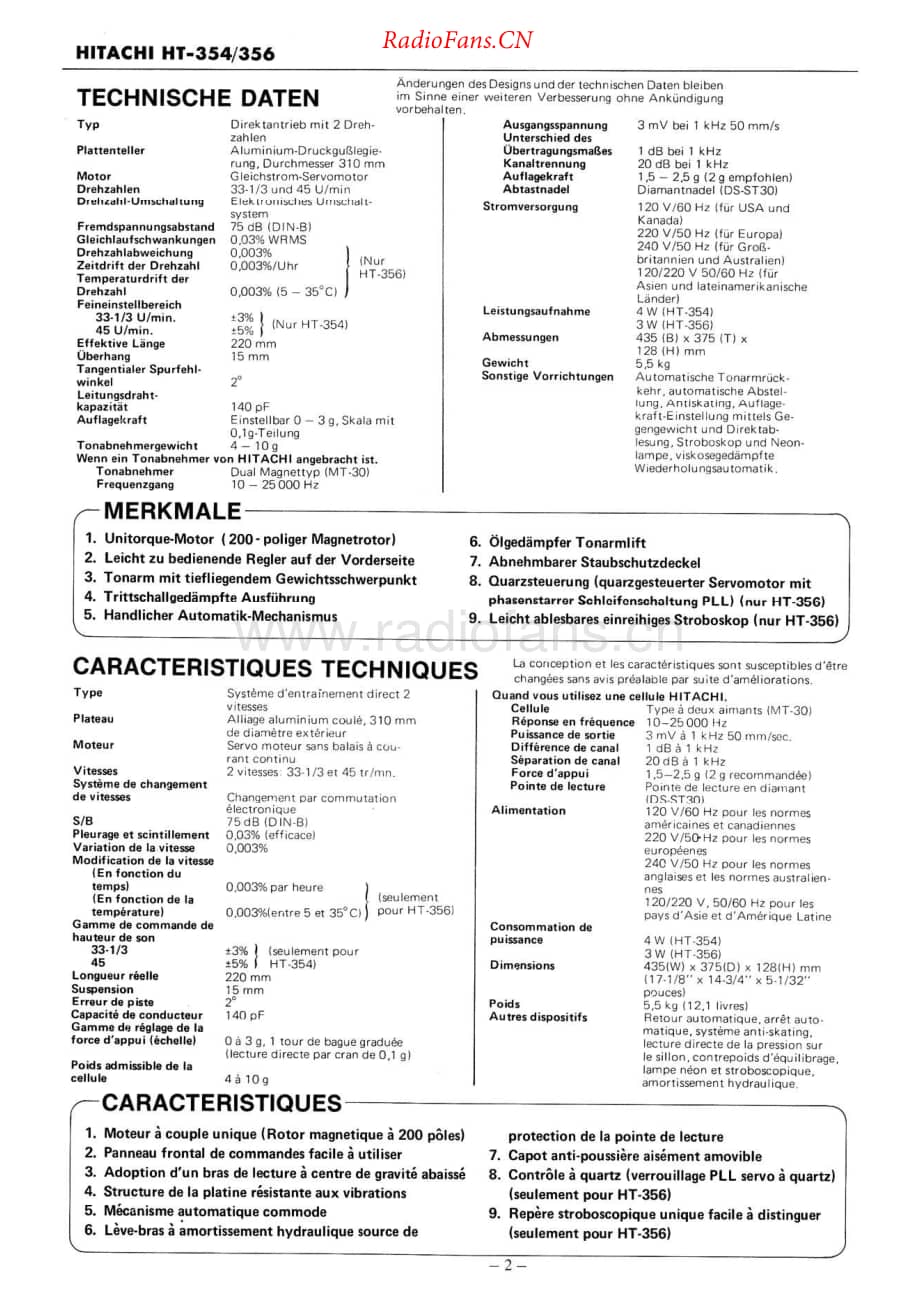 Hitachi-HT354-tt-sm维修电路原理图.pdf_第2页