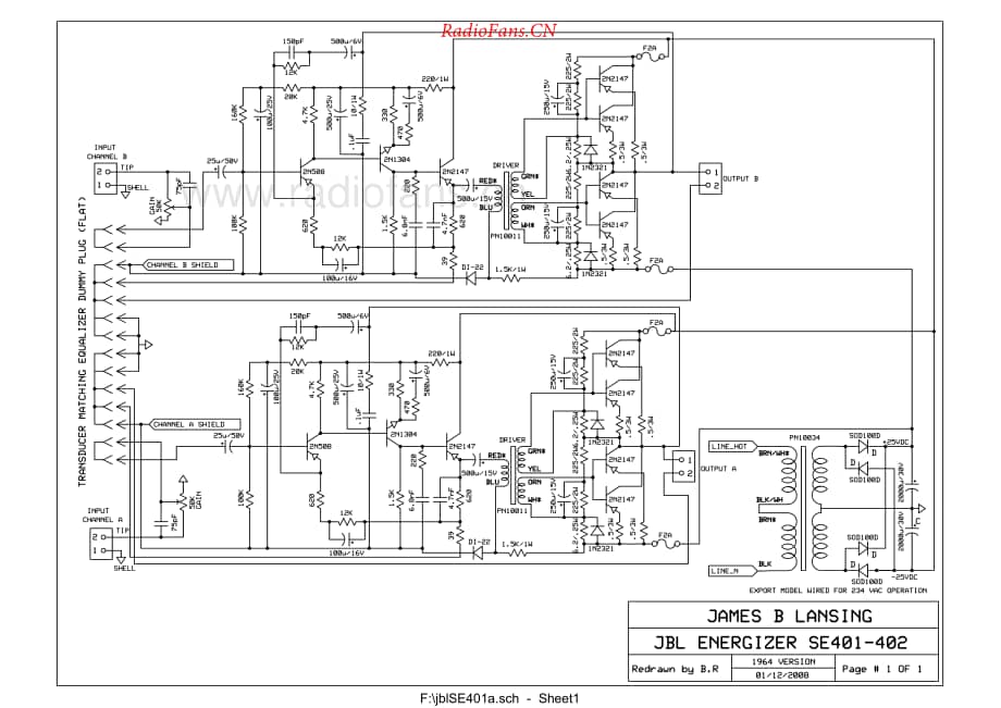 JBL-SE402-pwr-sch维修电路原理图.pdf_第1页