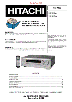 Hitachi-HTADD1-asr-sm维修电路原理图.pdf