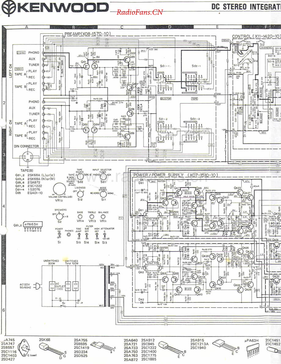 Kenwood-KA7150-int-sch维修电路原理图.pdf_第1页
