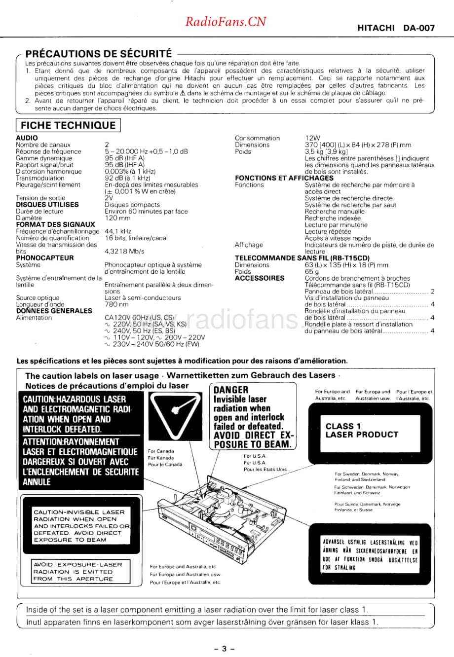 Hitachi-DA007-cd-sm维修电路原理图.pdf_第3页
