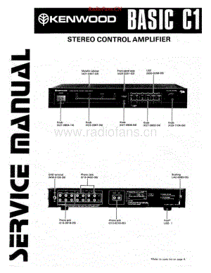 Kenwood-BasicC1-pre-sm维修电路原理图.pdf