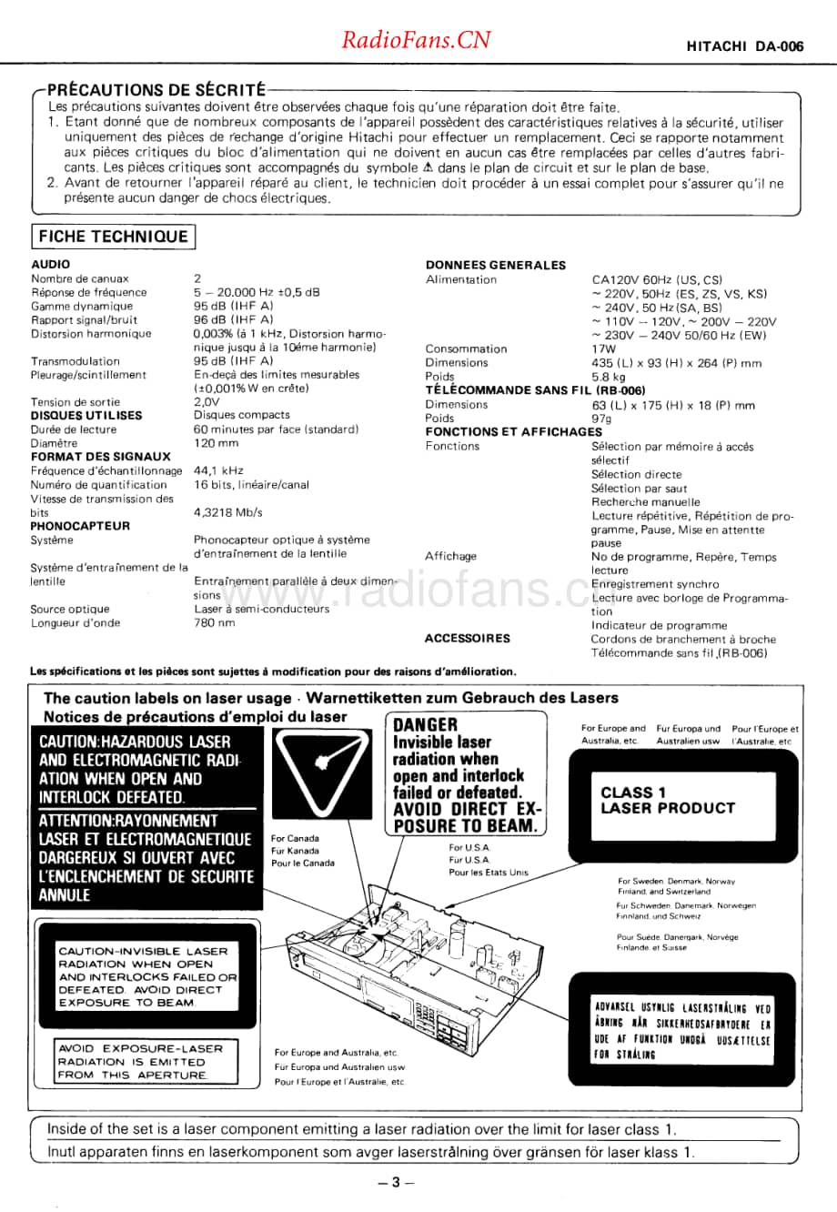 Hitachi-DA006-cd-sm维修电路原理图.pdf_第3页