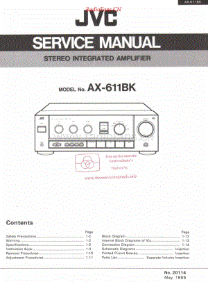 JVC-AX611BK-int-sm维修电路原理图.pdf