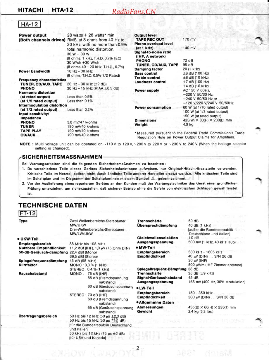 Hitachi-HTA12-rec-sm维修电路原理图.pdf_第2页