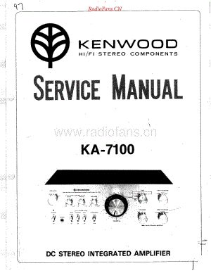 Kenwood-KA7100-int-sm维修电路原理图.pdf