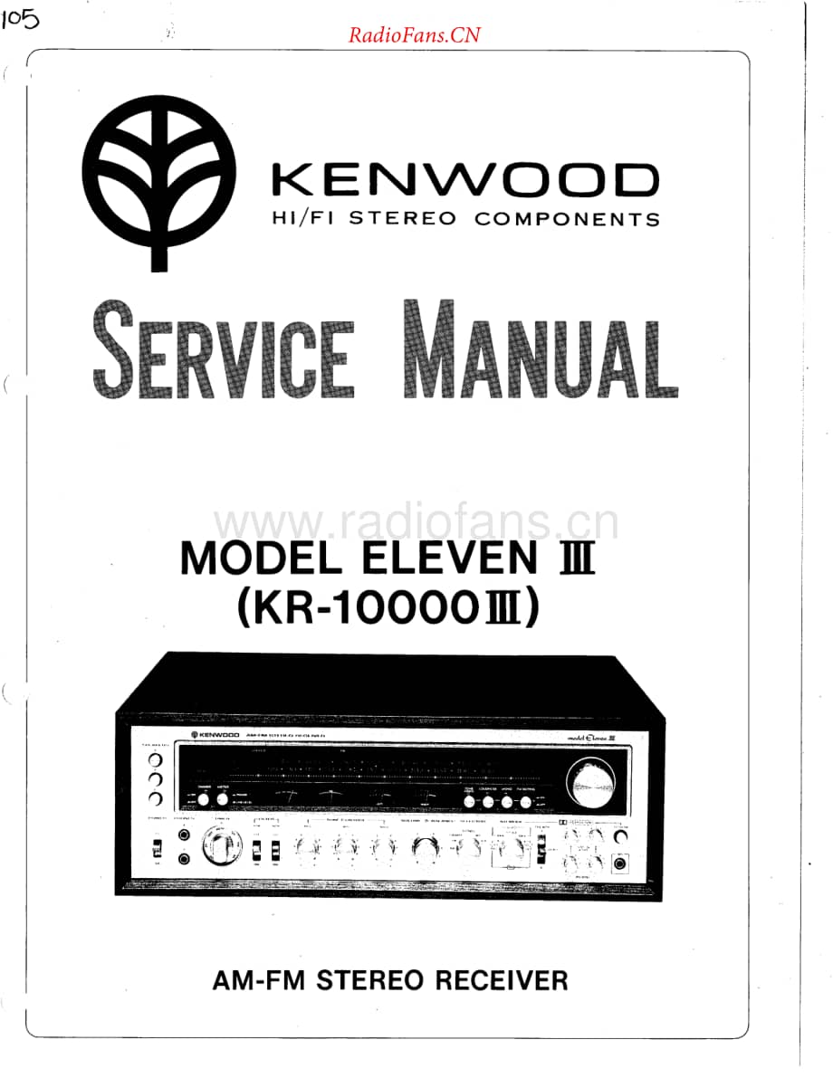 Kenwood-Elevenlll-rec-sm维修电路原理图.pdf_第1页