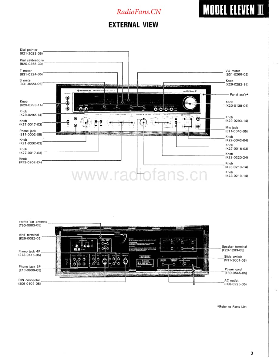 Kenwood-Elevenlll-rec-sm维修电路原理图.pdf_第3页
