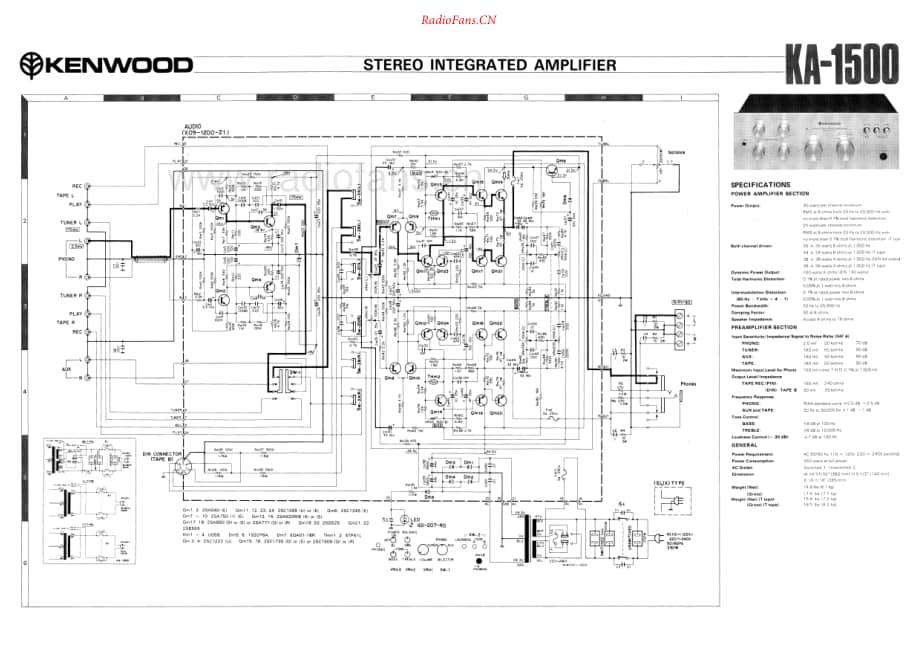 Kenwood-KA1500-int-sch维修电路原理图.pdf_第1页
