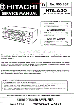 Hitachi-HTAA30-rec-sm维修电路原理图.pdf