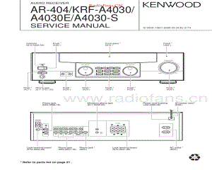 Kenwood-AR404-rec-sm维修电路原理图.pdf