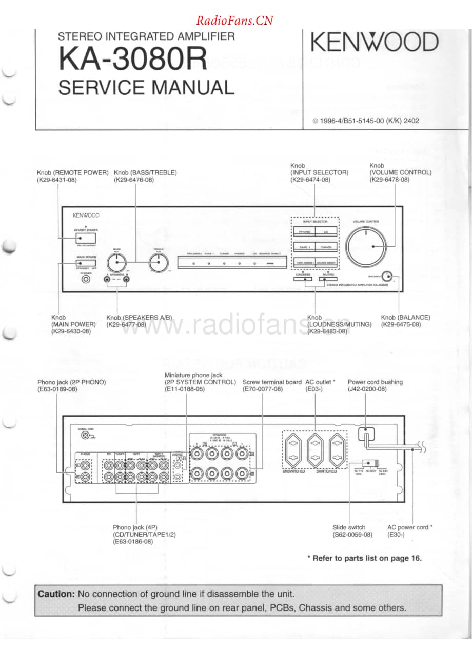 Kenwood-KA3080R-int-sm维修电路原理图.pdf_第1页