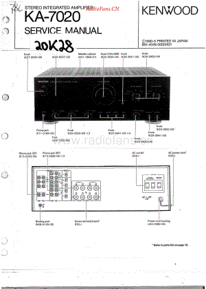 Kenwood-KA7020-int-sm维修电路原理图.pdf